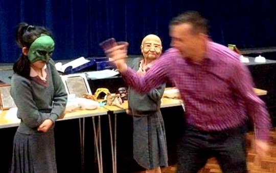 Image of Alastair storytelling