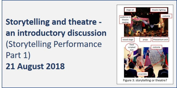 Storytelling Performance Part 1: Storytelling and theatre - an introductory discussion